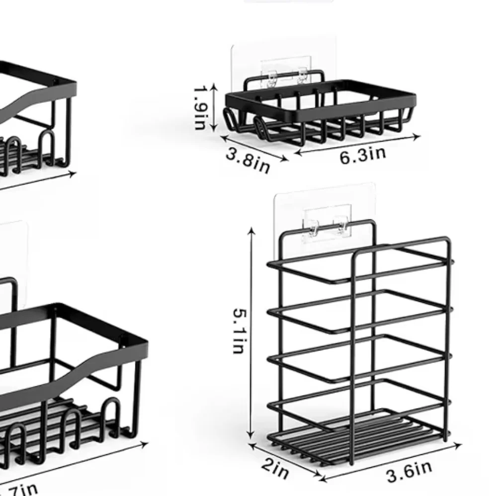 3-Pack Shower Shelf Set